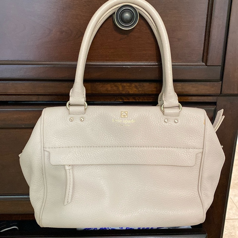 Kate Spade stone-colored purse